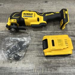 AS-IS DEWALT ATOMIC 20V MAX Lithium-Ion Cordless Brushless Oscillating Tool Kit