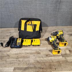 HOUSTON LOCATION - AS-IS DEWALT ATOMIC 20-Volt MAX Lithium-Ion Cordless Combo Kit