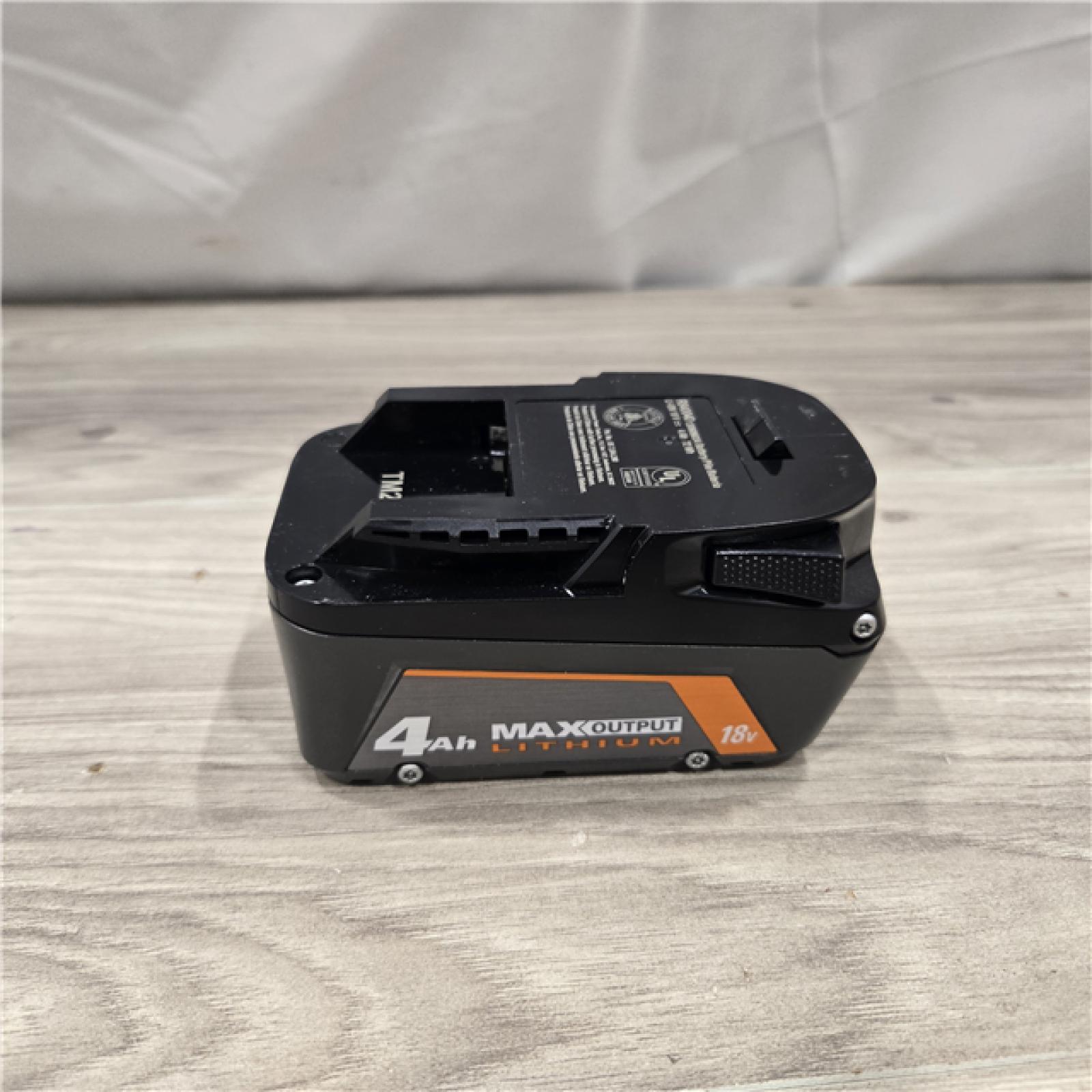 AS-IS RIDGID 18V 4.0 Ah MAX Output Starter Kit
