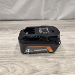 AS-IS RIDGID 18V 4.0 Ah MAX Output Starter Kit