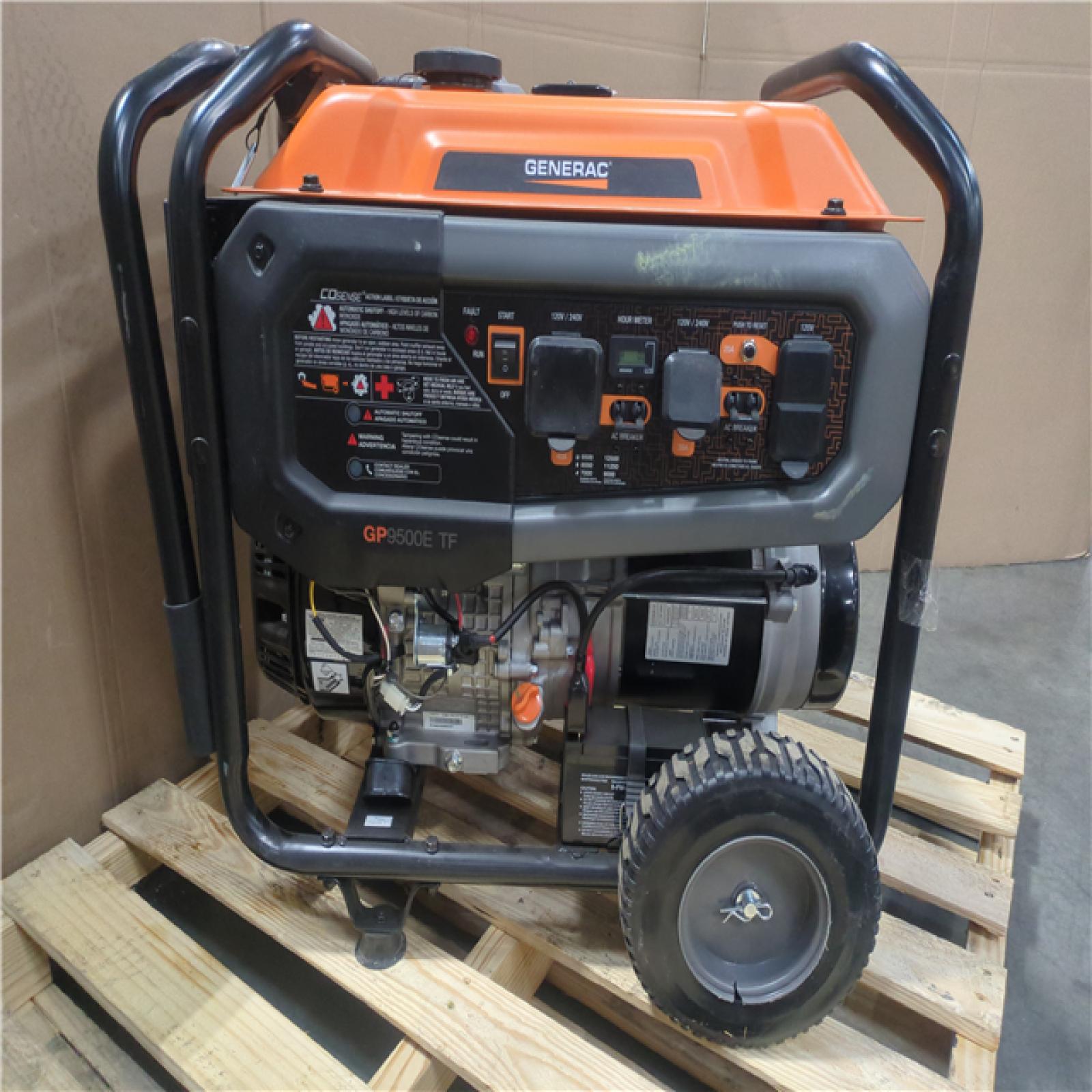 CALIFORNIA AS-IS GENERAC PORTABLE POWER GENERATOR