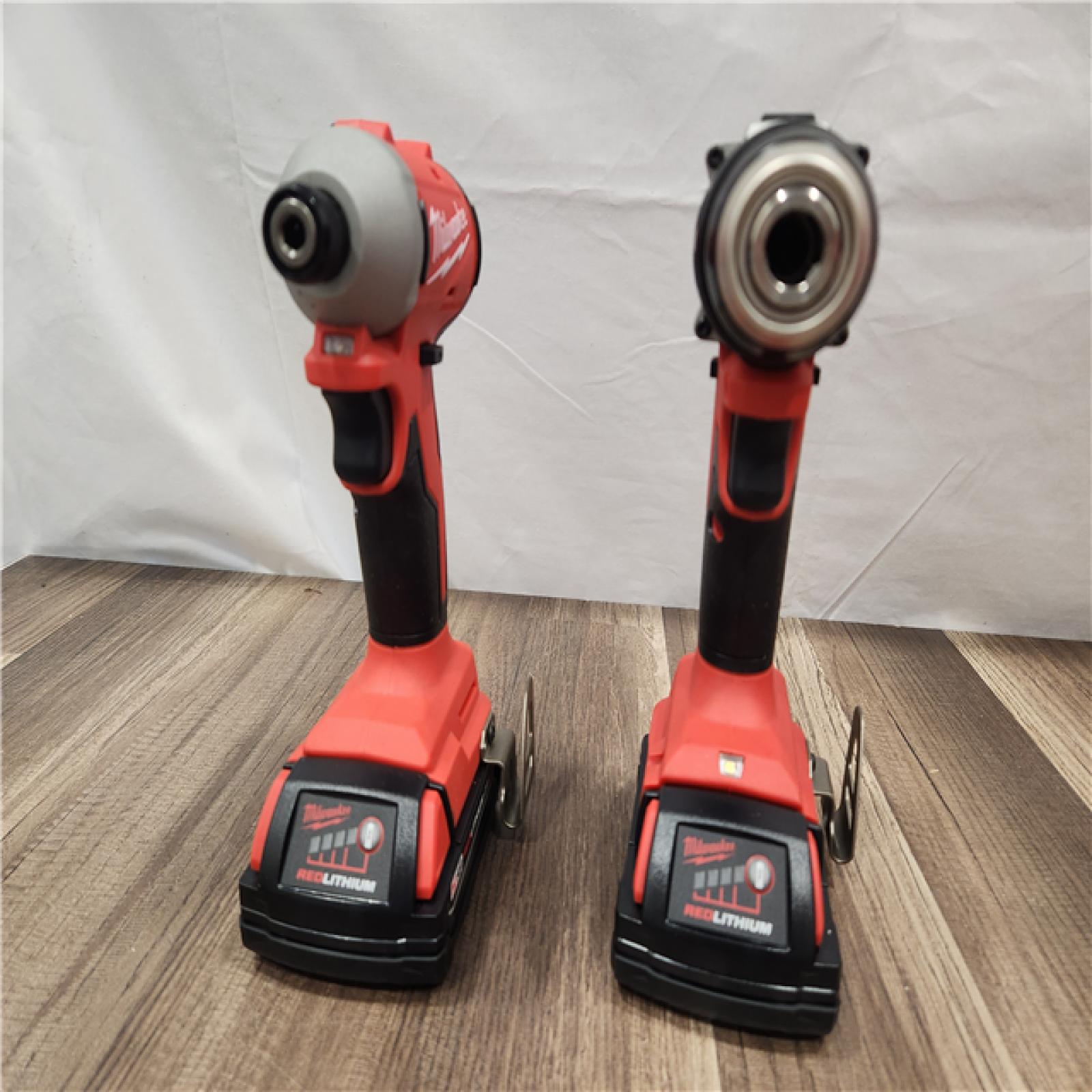 AS-IS- Milwaukee M18 Compact Brushless 2-Tool Combo Kit