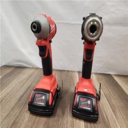 AS-IS- Milwaukee M18 Compact Brushless 2-Tool Combo Kit