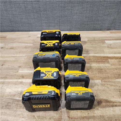 HOUSTON LOCATION - AS-IS DEWALT BATTERY PACK QTY - 10