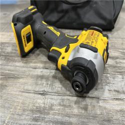 AS-IS DEWALT ATOMIC 20V MAX Lithium-Ion Cordless 1/4 in. Brushless Impact Driver Kit