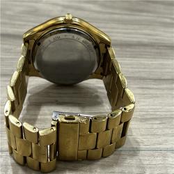 AS-IS Michael Kors Unisex Slim Runway Ion-Plated Stainless Steel Bracelet Watch 44mm