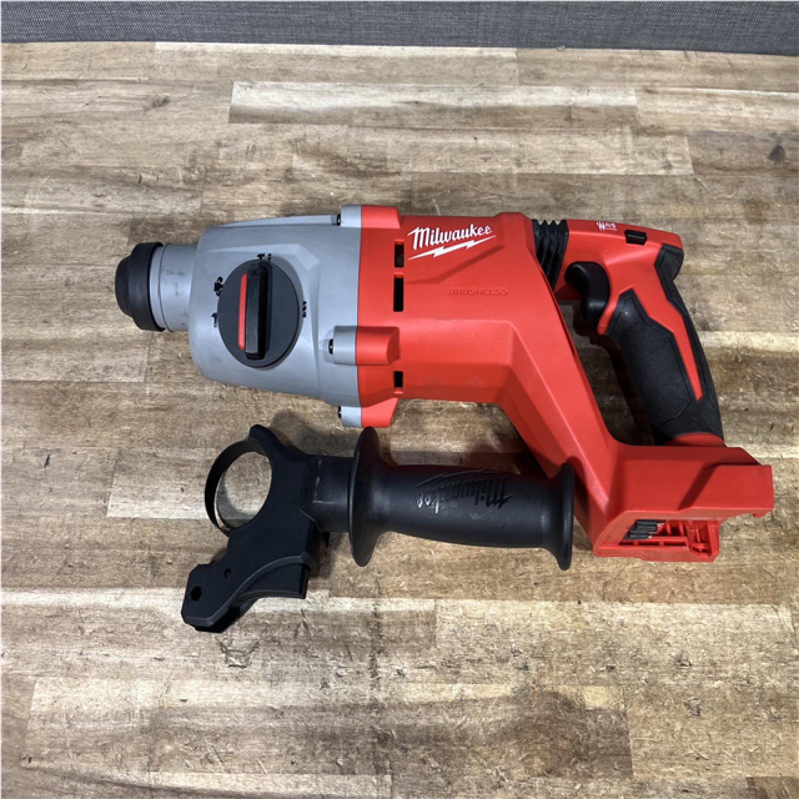 Houston Location AS-IS Milwaukee 18V Lithium-Ion Brushless Cordless 1 in. SDS-Plus D-Handle Rotary Hammer (Tool-Only)