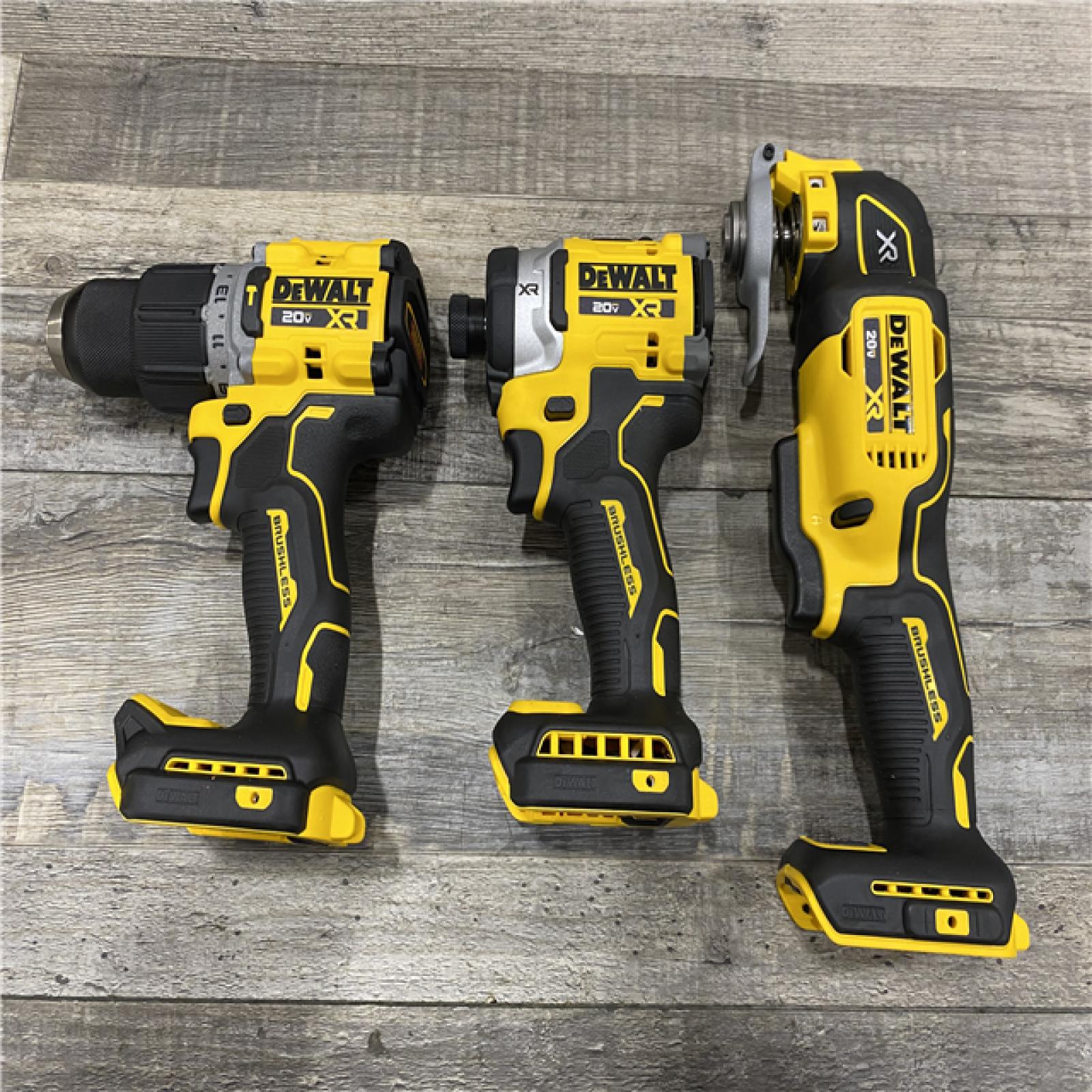 AS-IS DEWALT 20V MAX Lithium-Ion Cordless 3-Tool Combo Kit