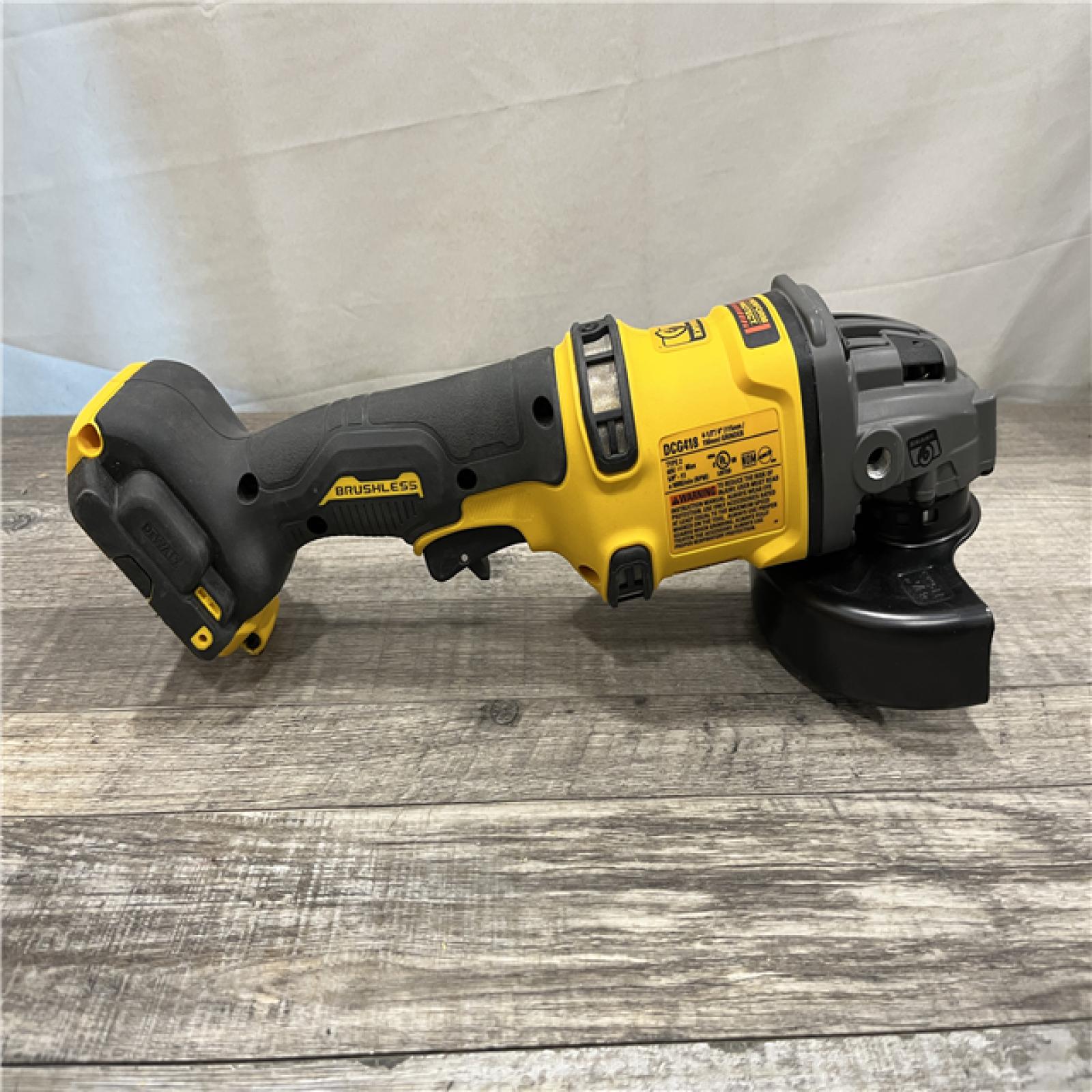 AS-IS DEWALT FLEXVOLT 60V MAX Cordless Brushless 4.5 in. to 6 in. Small Angle Grinder with Kickback Brake (Tool Only)