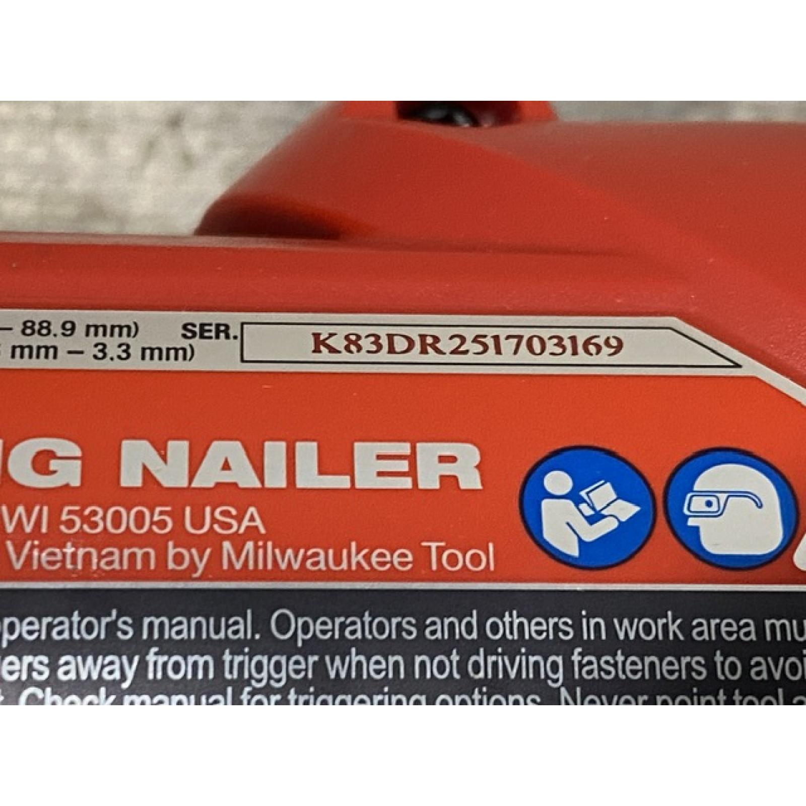 AS-IS Milwaukee  FUEL 3-1/2 in. 18-Volt 30-Degree Lithium-Ion Brushless Cordless Framing Nailer (Tool-Only)