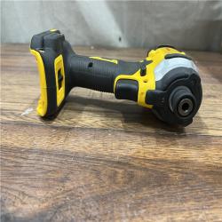 AS-IS DEWALT ATOMIC 20V MAX Lithium-Ion Cordless 1/4 in. Brushless Impact Driver Kit, 5 Ah Battery, Charger, and Bag