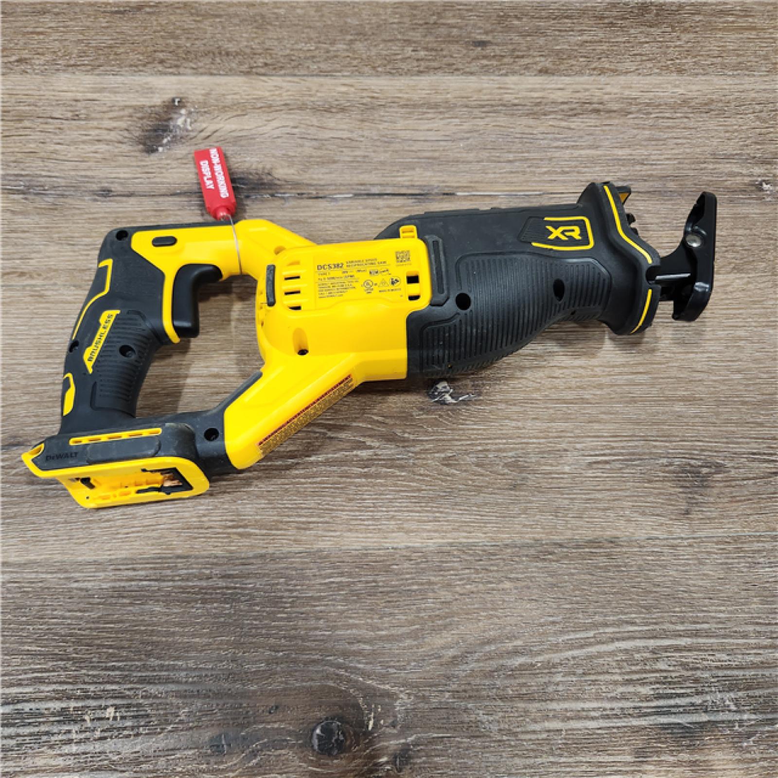 AS-IS DEWALT 20V MAX Lithium-Ion Cordless Brushless Reciprocating Saw Kit with 5.0Ah POWERSTACK Battery and Charger
