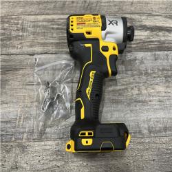 AS-IS DEWALT 20-Volt Maximum XR Cordless Brushless 1/4 in. 3-Speed Impact Driver (Tool-Only)