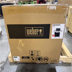 DALLAS LOCATION - WEBER Genesis E-335 3-Burner Liquid Propane Gas Grill in Black with Side Burner