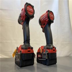 AS-IS - MILWAUKEE FUEL 18V Lithium-Ion Brushless Cordless Hammer Drill and Impact Driver Combo Kit