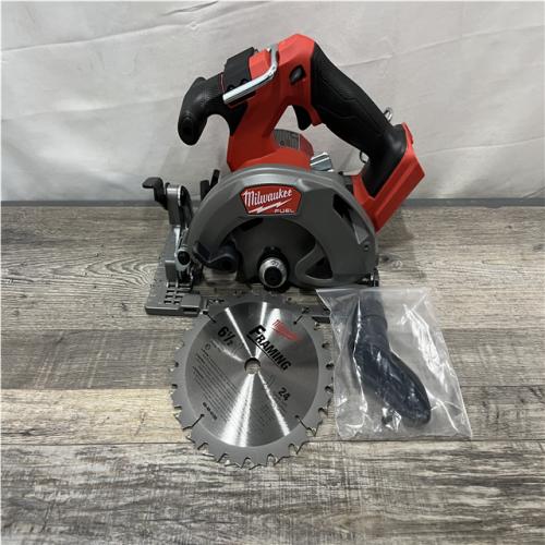 AS-IS Milwaukee FUEL 18V Lithium-Ion Brushless Cordless 6-1/2 in. Circular Saw (Tool-Only)