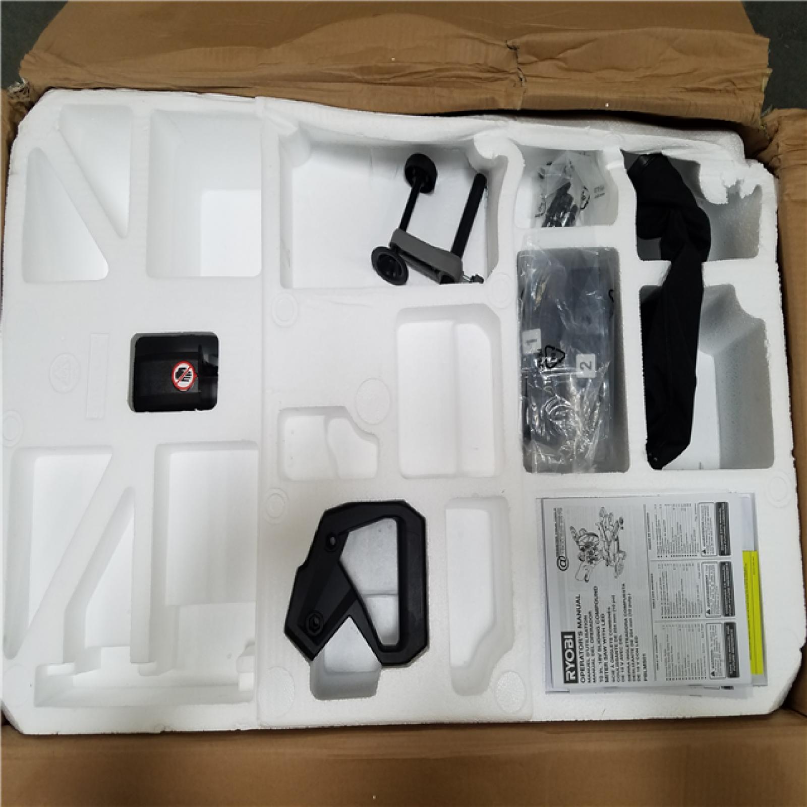 California NEW Ryobi One+ 18V Brushless 10 Sliding Compound Miter Saw Kit