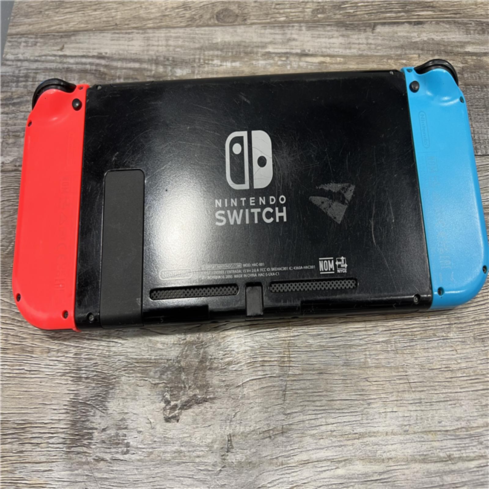 AS-IS Nintendo Switch - Neon Blue/Neon Red