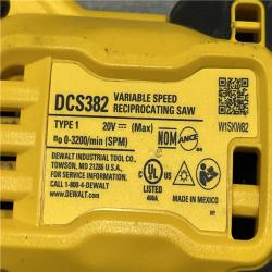 AS-IS DEWALT 20V MAX Cordless Brushless Reciprocating Saw (Tool Only)