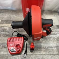 AS-IS Milwaukee 12-V Lithium-Ion Cordless Drain Snake Auger kit