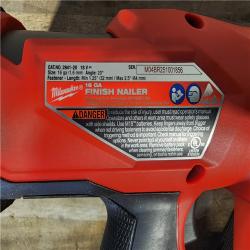 HOUSTON LOCATION - AS-IS Milwaukee 2841-20 18V Cordless Gen II 16 Gauge Angled Finish Nailer (Tool Only)