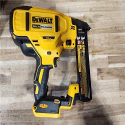 HOUSTON LOCATION - AS-IS DEWALT 20V MAX XR Lithium-Ion Cordless 18-Gauge Narrow Crown Stapler Kit