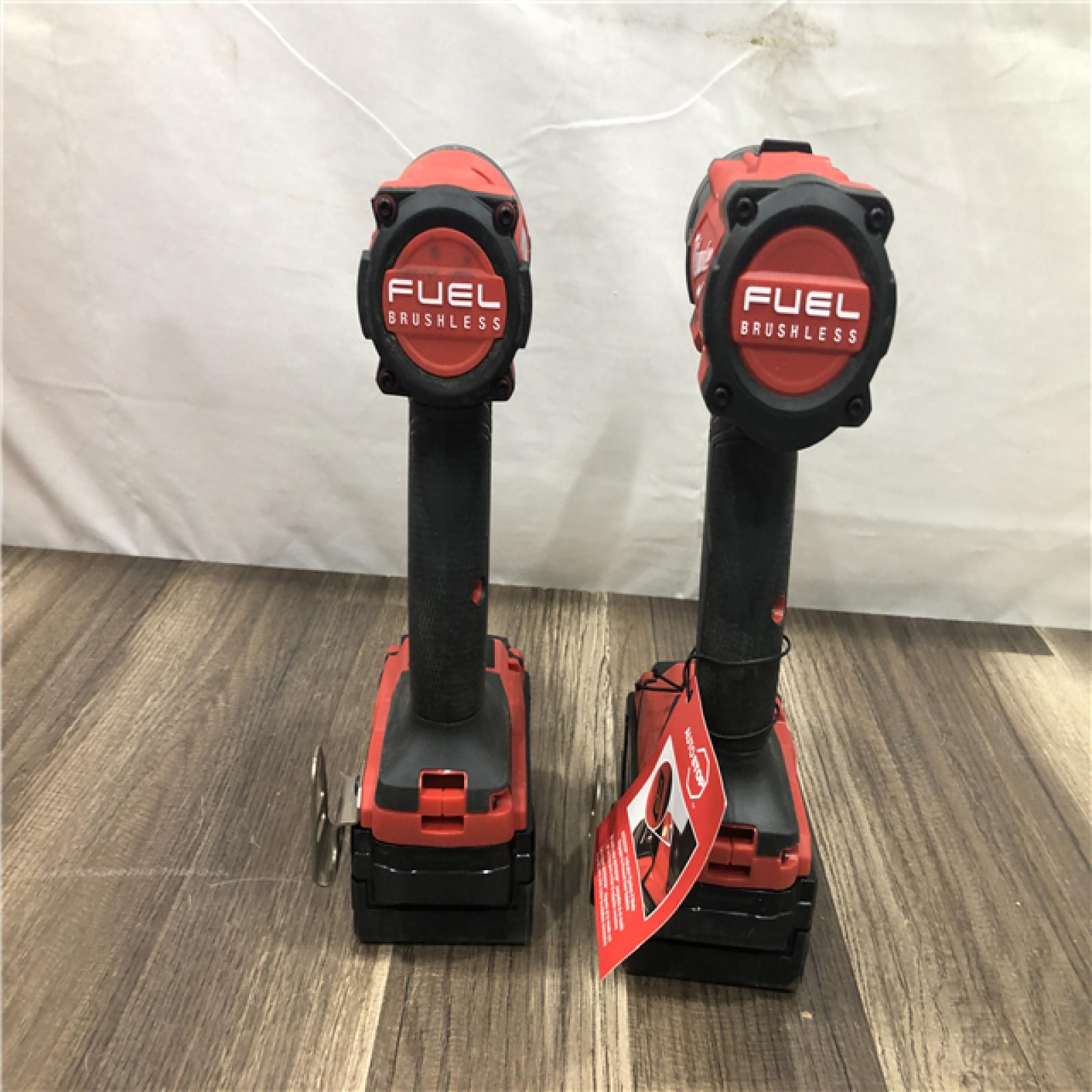 AS-IS Milwaukee  FUEL 18V Lithium-Ion Brushless Cordless Hammer Drill and Impact Driver Combo Kit