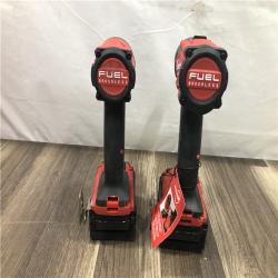 AS-IS Milwaukee  FUEL 18V Lithium-Ion Brushless Cordless Hammer Drill and Impact Driver Combo Kit
