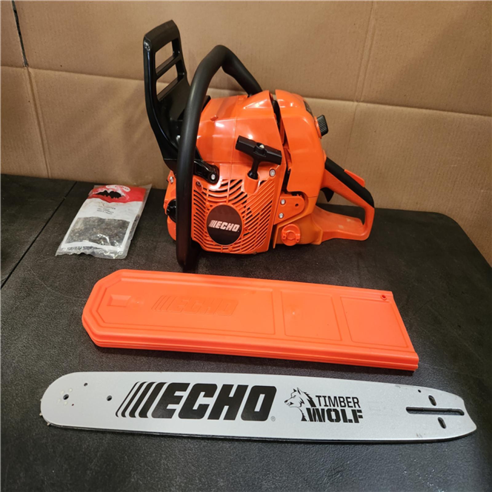 Phoenix NEW Shop ECHO 20 in. 59.8 cc Gas 2-Stroke Rear Handle Timber Wolf Chainsaw