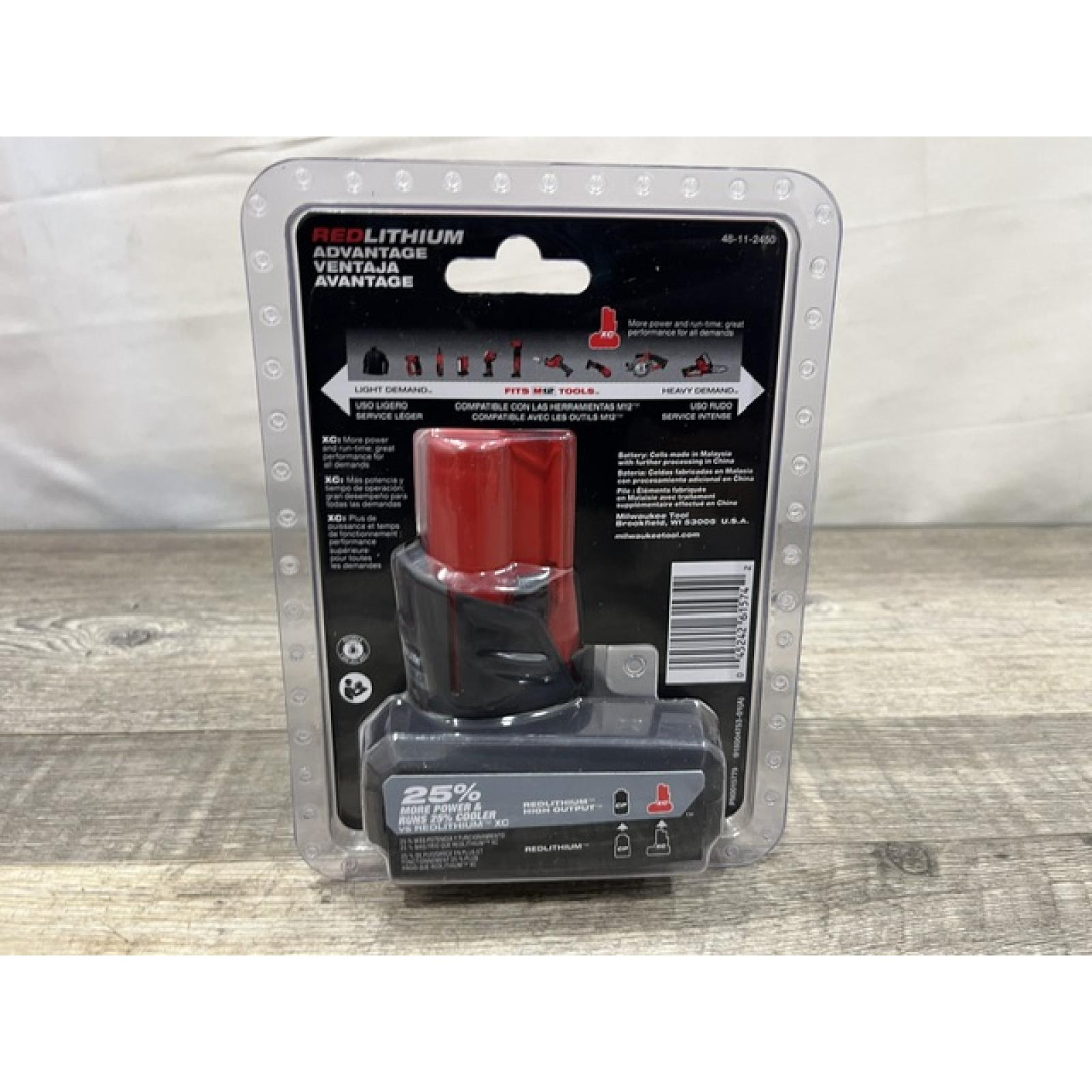 NEW - Milwaukee 12-Volt Lithium-Ion XC High Output 5.0 Ah Battery Pack