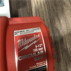 AS-IS Milwaukee 18V Lithium-Ion Cordless 6-1/2 in. Circular Saw (Tool-Only)