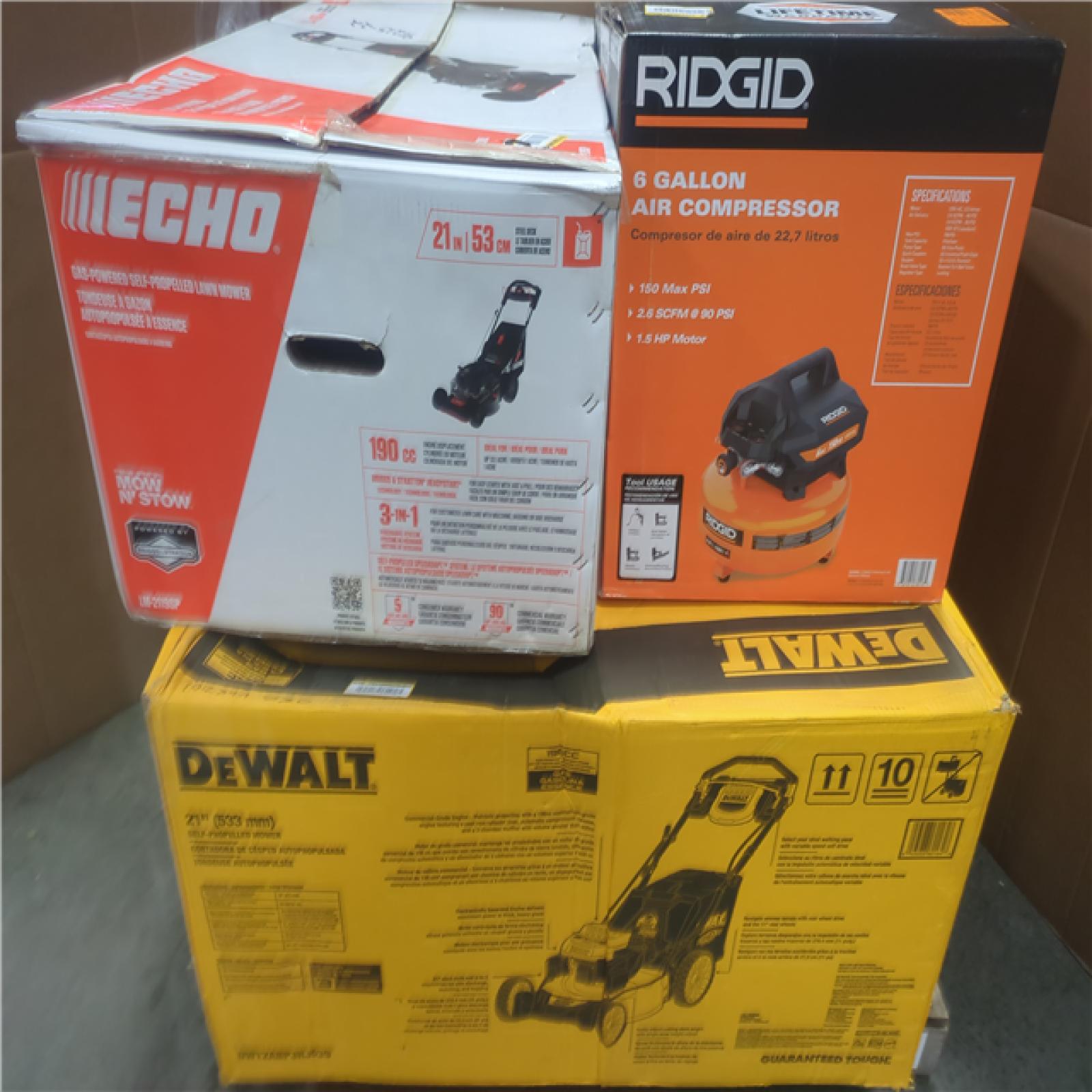 CALIFORNIA AS-IS OUTDOOR POWER EQUIPMENT