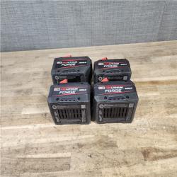 HOUSTON LOCATION - AS-IS MILWAUKEE FORGE BATTERY PACK QTY - 4