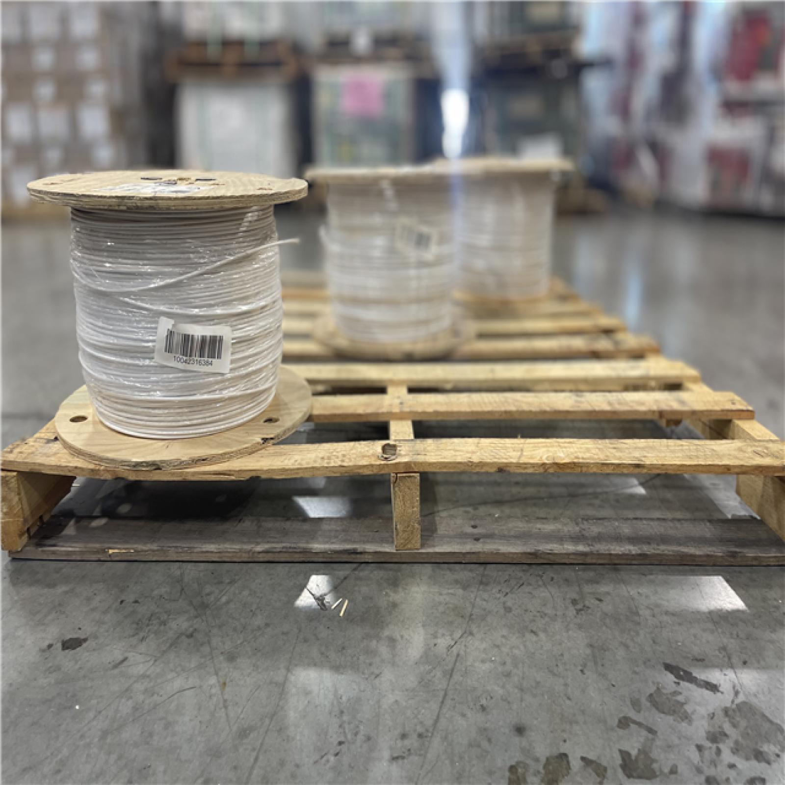 DALLAS LOCATION - Southwire 2 500 ft. 10 White Stranded CU XHHW Wire PALLET-(SEE NOTES)
