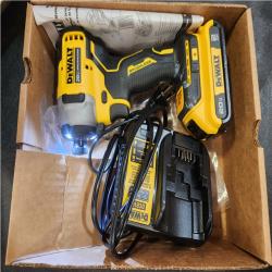 Phoenix NEW DEWALT Atomic 20V Max Lithium-Ion Brushless Cordless Compact 1/4 in. Impact Driver Kit with 2.0Ah Battery and Charger