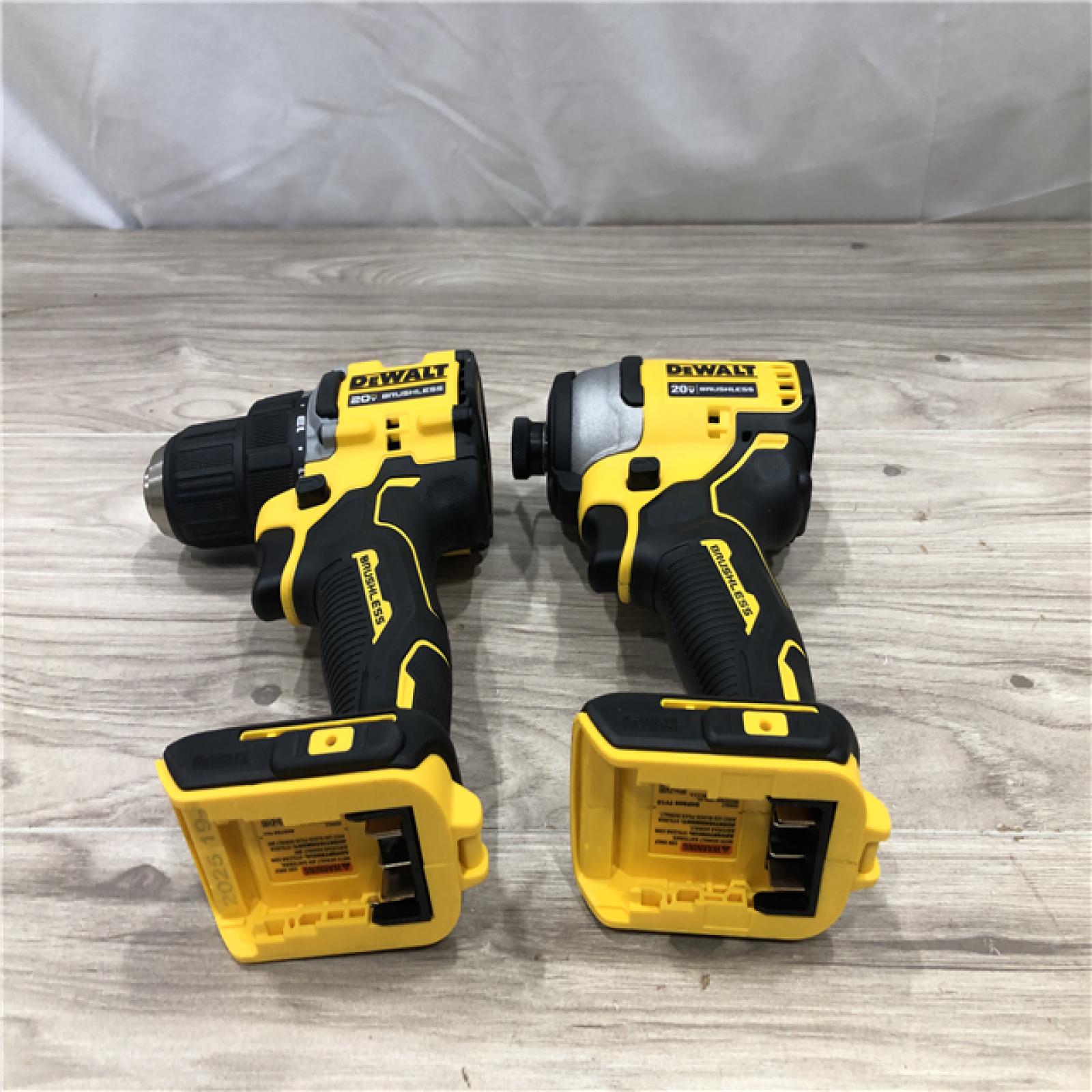 AS-IS DEWALT ATOMIC 20-Volt MAX Lithium-Ion Cordless Combo Kit