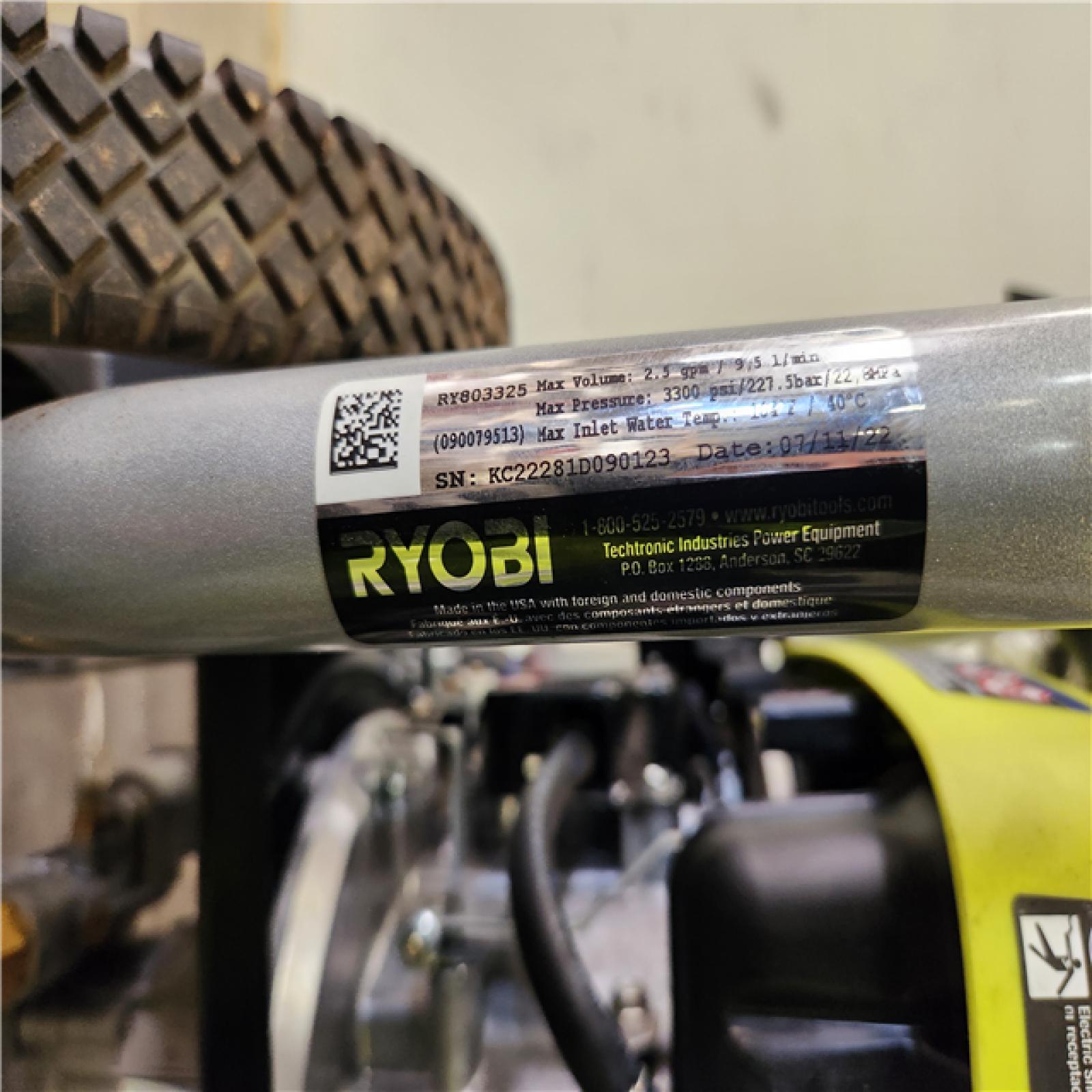 Phoenix Location RYOBI 3300 PSI 2.5 GPM Cold Water Gas Pressure Washer with Honda GCV200 Engine
