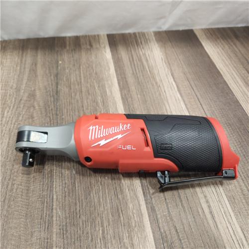 AS-IS- Milwaukee M12 FUEL Brushless Lithium-Ion 3/8 in. Cordless High Speed Ratchet (Tool Only)