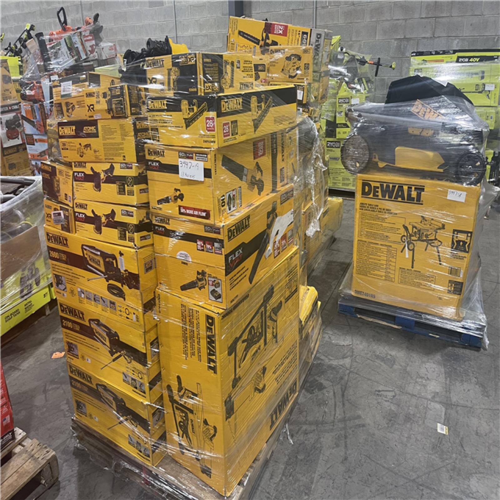 Pittston Location As-Is Power Tools Partial Truckload (13 Pallets) 3447-A