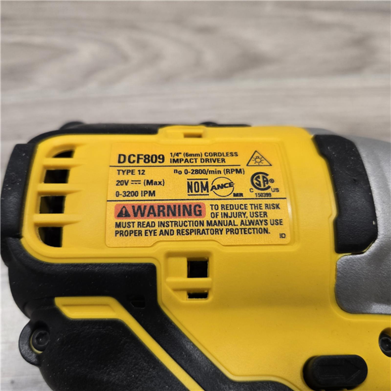 AS-IS DeWALT ATOMIC 20V MAX Cordless Compact Impact Driver Kit