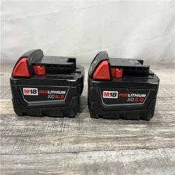AS-IS Milwaukee 18-Volt Lithium-Ion XC Extended Capacity 5.0 Ah Battery Pack (2-Pack)