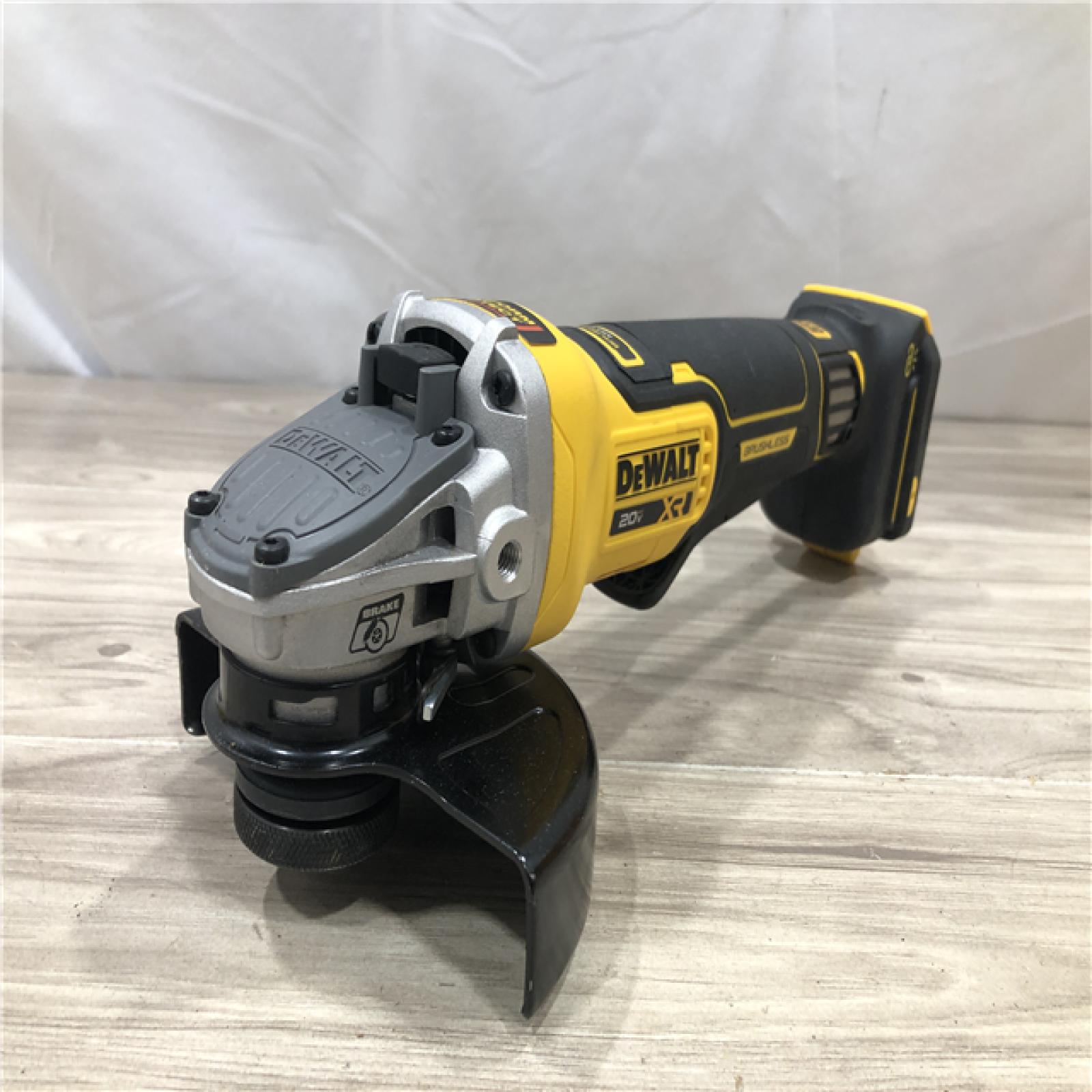 AS-IS DEWALT 20V XR Cordless 4-1/2. in. to 5 in. Angle Grinder (Tool Only)