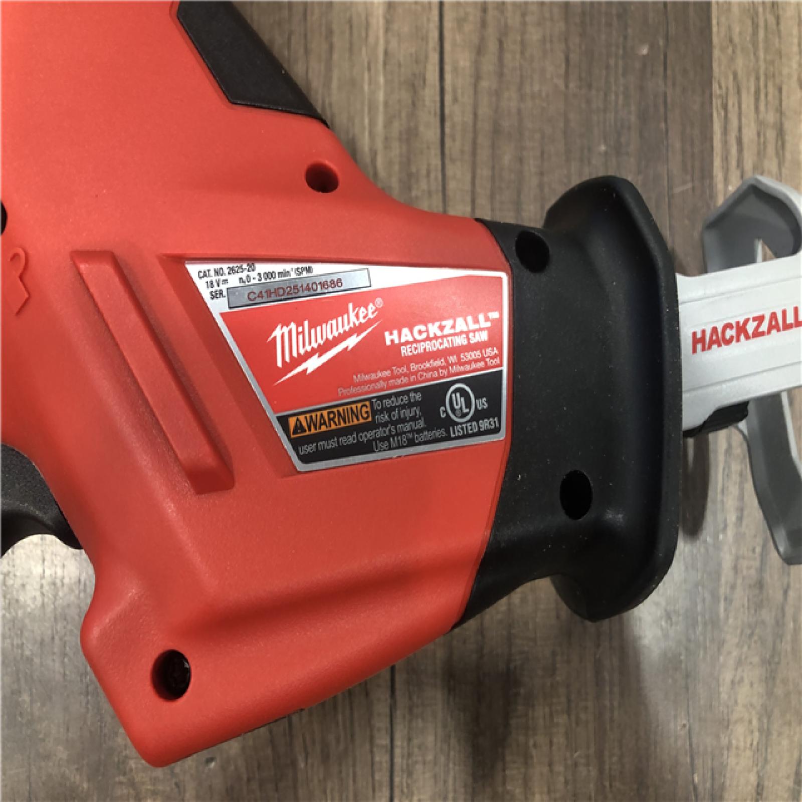 AS-IS Milwaukee 18V Lithium-Ion Cordless HACKZALL Reciprocating Saw (Tool-Only)