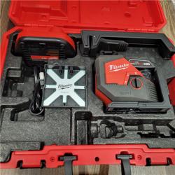 AS-IS Milwaukee M12 12-Volt Lithium-Ion Cordless Green 360-Degree Single Plane Laser Level Kit