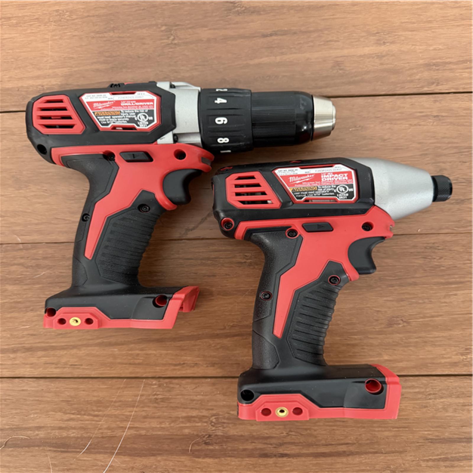 California NEW Milwaukee M18 Compact 2-Tool Combo Kit, Includes (2) Batteries, Charger and Bag