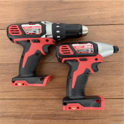 California NEW Milwaukee M18 Compact 2-Tool Combo Kit, Includes (2) Batteries, Charger and Bag