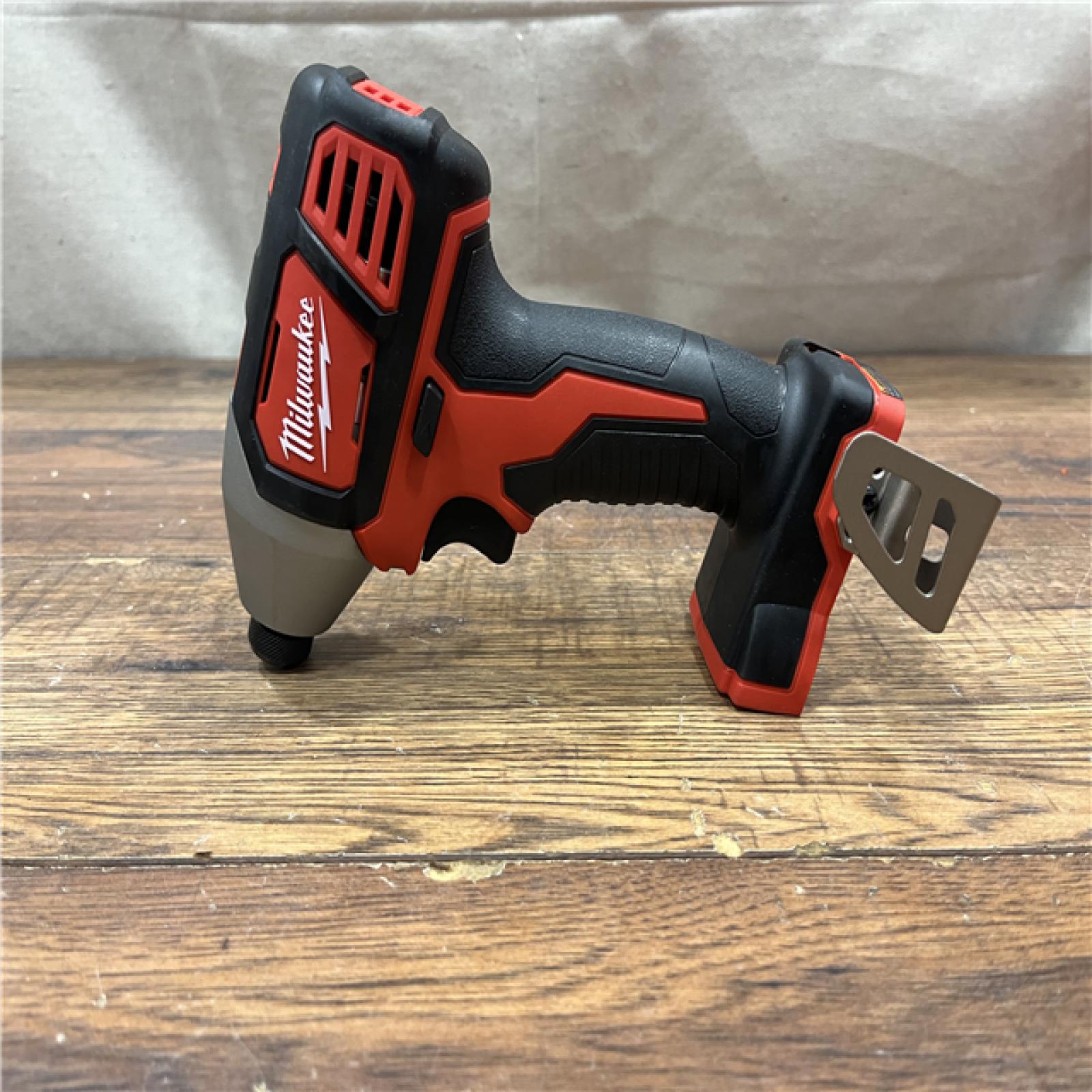 AS-IS MILWAUKEE M18 18V Lithium-Ion Cordless Combo Tool Kit with Two 3.0Ah Batteries, 1-Charger, 1-Tool Bag (4-Tool)