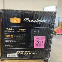 DALLAS LOCATION -  OKLAHOMA JOE'S Bandera Vertical Offset Charcoal Smoker and Grill with 992 sq. in. Cooking Area in Black