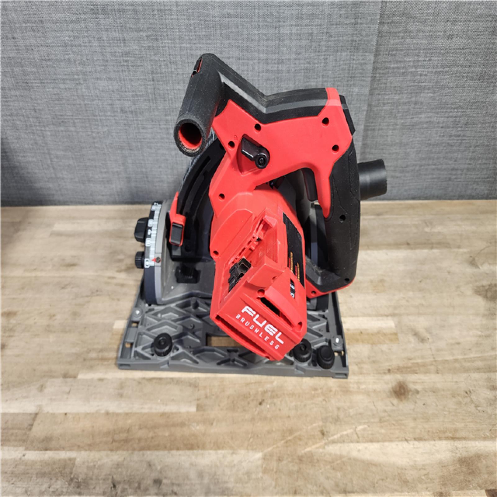 HOUSTON LOCATION - AS-IS Milwaukee M18 FUEL 18V Lithium-Ion Cordless Brushless 6-1/2 in. Plunge Cut Track Saw (Tool-Only)