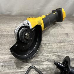 AS-IS DEWALT 20V MAX XR Cordless Brushless 4.5 in. Slide Switch Small Angle Grinder with Kickback Brake (Tool Only)